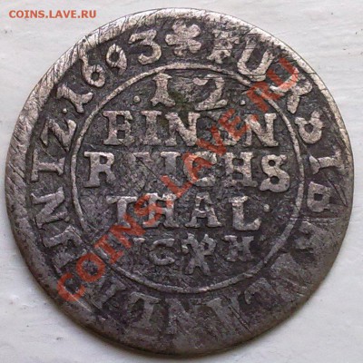 12 einen reichs thaler 1693 - 08032013140