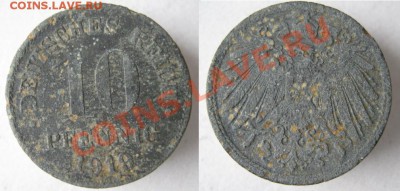 Разная инострань - 374 3 Германия 10 пф 1919