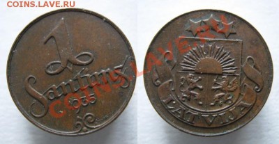Разная инострань - 384 1 Латвия 1 сантим 1935 086