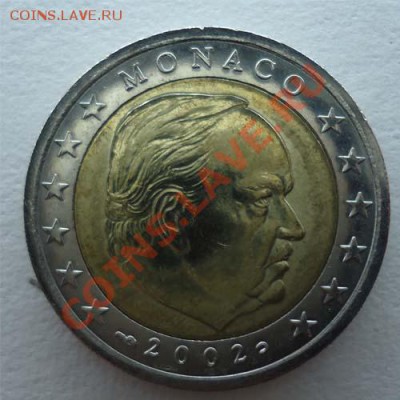 2 евро 2002г Монако - евро