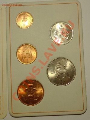 ВЕЛИКОБРИТАНИЯ - Набор 5 мон 1968-1971 - до 15 марта - 529