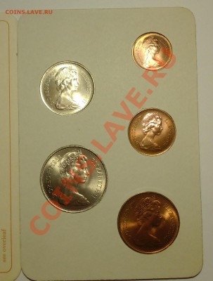 ВЕЛИКОБРИТАНИЯ - Набор 5 мон 1968-1971 - до 15 марта - 531