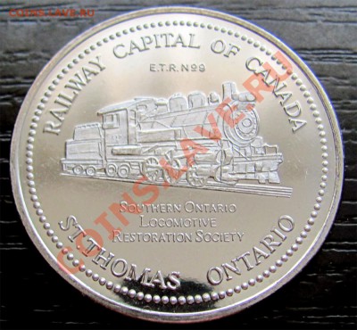 X33 Канада Торг.доллар $2 Elgin County Railways 1998 14.03 - X33 Elgin Railway_1