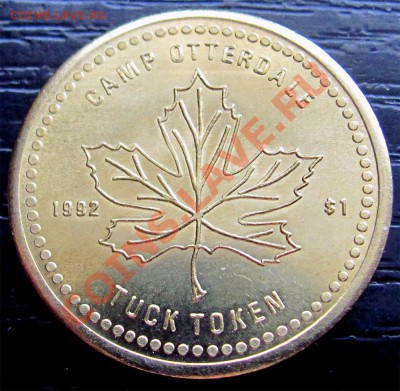 X34 Жетон Канада 1992 1$ Lombardy Camp 14.03 в 22°° - X34 Camp Token_2
