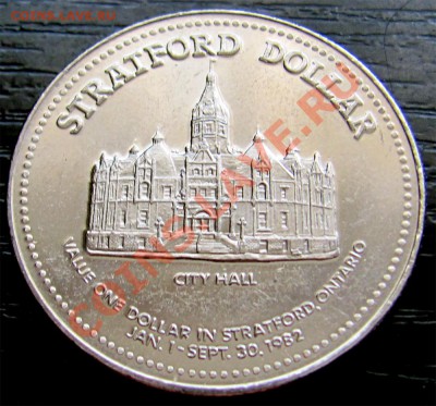W35 Канада Торг. доллар 1$ Stratford City Hall 14.03 в 22°° - X35 Stratford_1