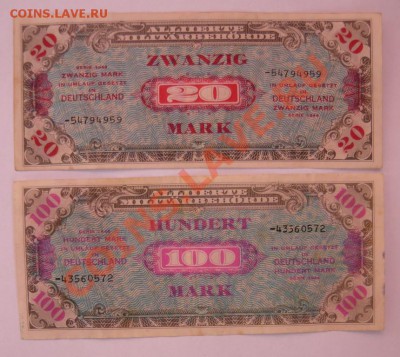 ГЕрмания.20 и 50 марок 1944+ 100м 1908г до 16.03.13. 22.00 м - P1070361.JPG