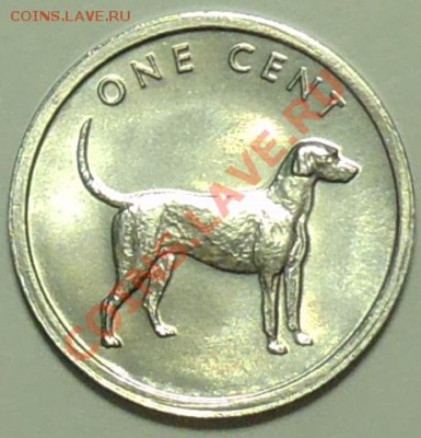 ОСТРОВА КУКА - 1 цент 2003 - Собака - до 16 марта - 277