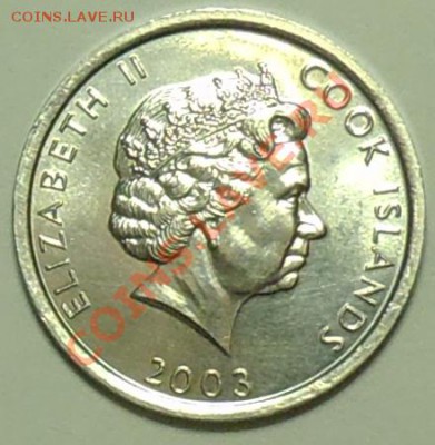 ОСТРОВА КУКА - 1 цент 2003 - Собака - до 16 марта - 278