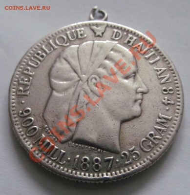 1 гоурде 1887 год Гаити - 02