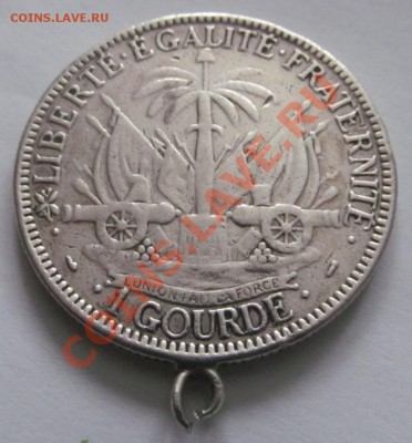 1 гоурде 1887 год Гаити - 01