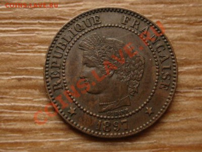 Франция 2 сантима 1897 А до 13.03.13 в 21.00 М - IMG_0662