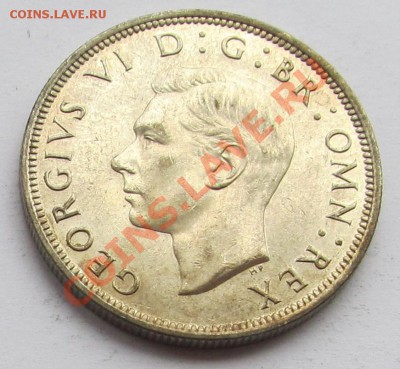 2 кроны 1946 Георг 6 до 18.03 22 - Полукрона 1946-2