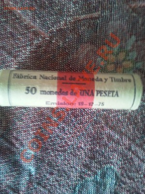 Испания,песета 1975 50 монет банк.упаковка. До 22 00. 18.03. - 2013-03-12 17.20.02