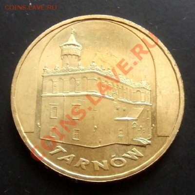 ПОЛЬША 2 злотых (2007) TARNOW до 15.03. (22.00) - Польша 2 злотых (2007) TARNOW А