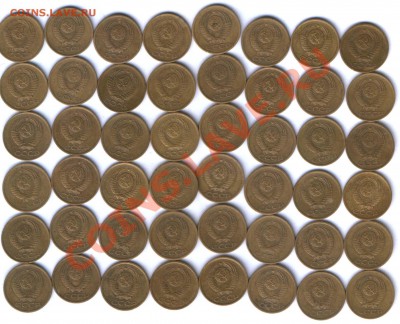 СССР 1 коп. 1961,62,63,64,66г. из копилки 100шт. до 14.03 - 4