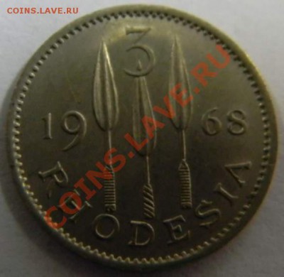 3 пенса Родезия 1968г. UNC - DSCN5001_thumb