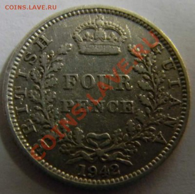 4 пенса Британская Гвиана 1942г. - DSCN4999_thumb