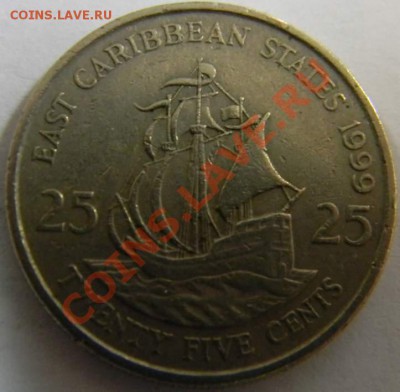 25 центов Восточные карибы 1999г. - DSCN5023_thumb