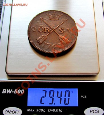 K22 Швеция 2 öre 1767 до 18.03 в 22°° - K22 2 ore 1767_6