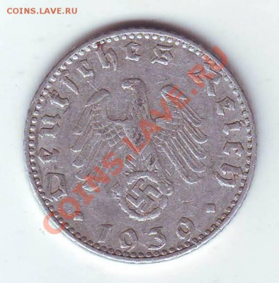 Третий рейх.50 Пфеннигов.1939 J. до 20 марта - 19390004.JPG