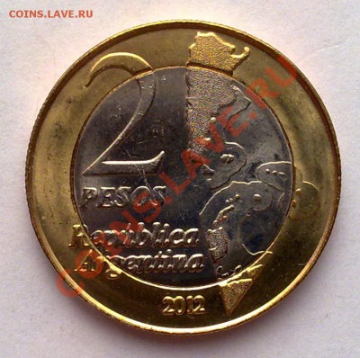 БИМ - Аргентина 2 песо 2012 Фолклендская война 19.03 22.00 - 140320138017