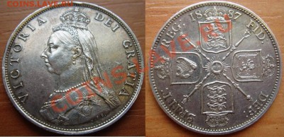 Великобритания: Ag-925 Флорин 1887 ДОСТОЙНЫЙ!!! до 20.03 22 - Флорин 1887