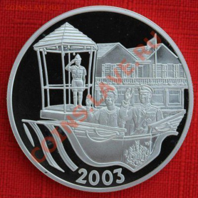 Бермуды Ag-925 5$ 2003 ПРУФ позолота сертификат до 20.03 22 - Бермуды 5 долларов 2003-1.JPG
