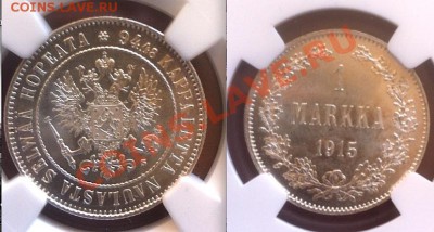1 марка 1915 NGC MS64.До 21.03.2013 г.,в 22-00 по Москве - 1 марка 1915 MS64
