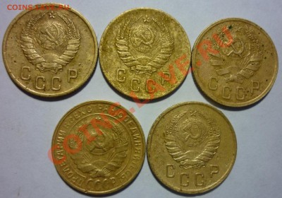 2 копейки 1928,1936,1938,1939,1938гг. - P1030921 5 двушек.JPG