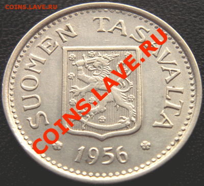 Финляндия_100 марок 1956; Ag, чеканный блеск; до 16.03_22.03 - 4729