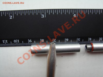 ручка СССР  конец 60-начало 70 самоделка  алюминий,разборная - 006.JPG