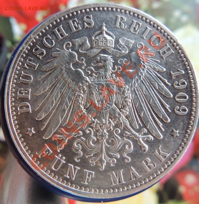 5 марок Саксония Университет1909 год до 22.00 20.03.2013 - DSCN0652.JPG