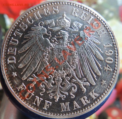 5 марок Гессен (Юбилей династии)1904 год до 22.00 20.03.2013 - DSCN0650.JPG