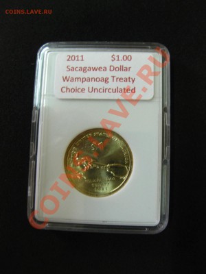 США : 1 ДОЛЛАР 2011 г Sacagawea WAMPANOAG TREATY 1621 ,UNC! - IMG_0032.JPG
