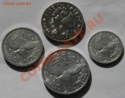 Новая Каледония, лот из 4 монет (19.03) - P1010736.JPG
