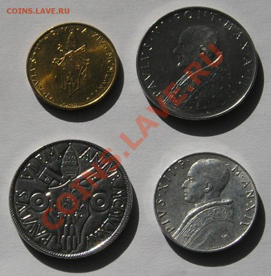 Ватикан, Лот из 4 монет (19.03) - P1010739.JPG