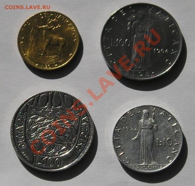 Ватикан, Лот из 4 монет (19.03) - P1010738.JPG