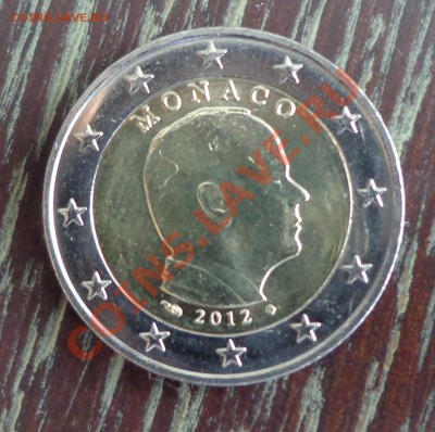МОНАКО - 2 евро 2012 4 штуки до 23.03, 22.00 мск - 2 евро монако - голова1