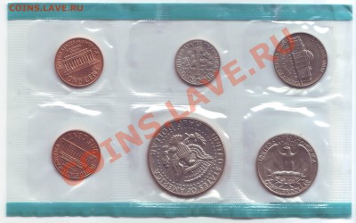США.Набор монет в запайке.1971. до 23 марта - 19710015.JPG