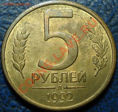 5руб.1992г.НЕ БОЛЬШИЕ ПОЛНЫЕ РАСКОЛЫ. 19.03.13г. в 22-00М. - DSC00009.JPG