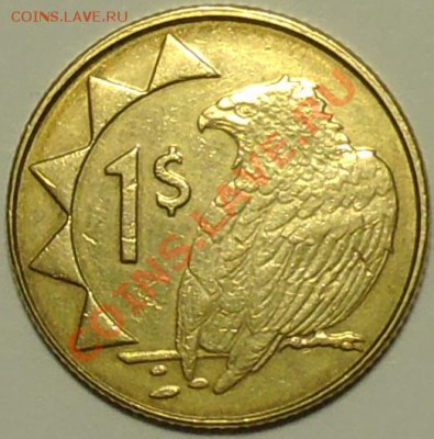 НАМИБИЯ - 1 доллар 2008 - Орёл-Скоморох - до 24 марта - 780