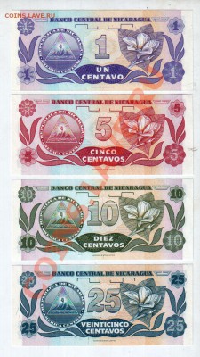 [WRLD] Набор бон с рубля (1906-1973)________________до 22.03 - nicaragua_revers