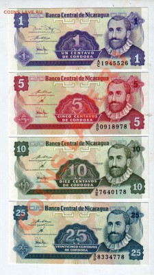 [WRLD] Набор бон с рубля (1906-1973)________________до 22.03 - nicaragua_avers