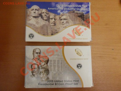 Доллары и квотеры США наборы Proof и UNC - SDC17733.JPG