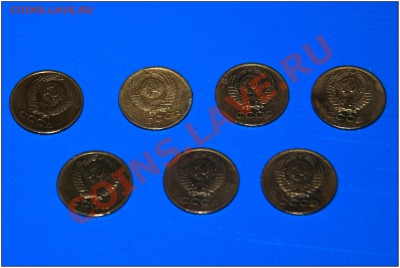 С 10 руб. Копейки 1980 года 7 штук до 22.00 мск 24.03.2013 - 1 копейка 1980 год - 7 штук