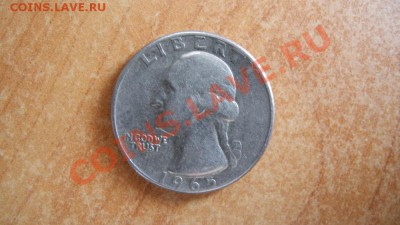 четверть доллара США 1965 - DSCN3443.JPG