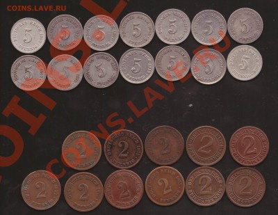 55 Кайзеровских и Веймарских пфеннигов (21.03) - pf 2 - 5 a.JPG