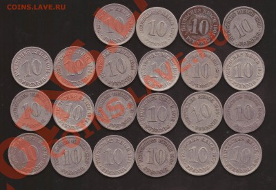 55 Кайзеровских и Веймарских пфеннигов (21.03) - pf 10 b.JPG