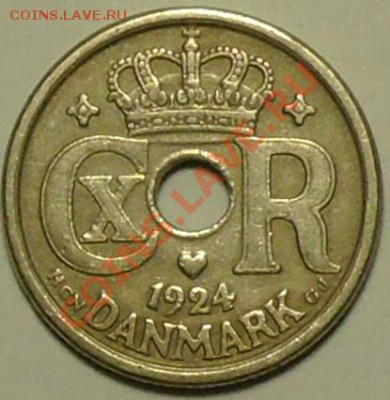 ДАНИЯ - 10 ёре 1924 - до 25 марта - 947
