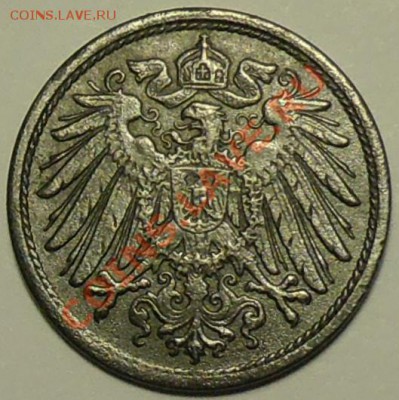 ГЕРМАНИЯ - 10 фенигов 1921 - Цинк - до 25 марта - 934